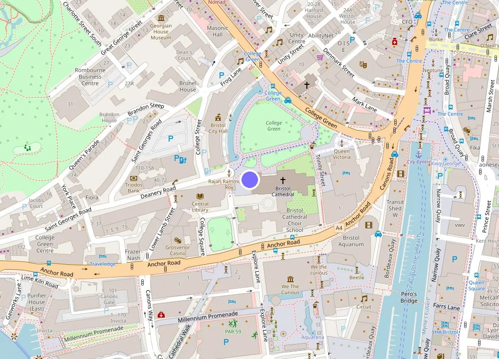 Map: Bristol Marriott Royal Hotel
